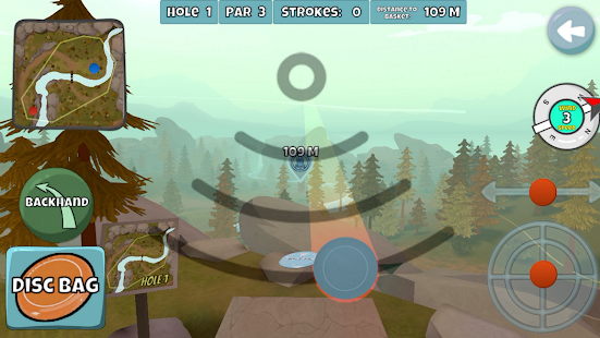 Disc Golf Valley game controls