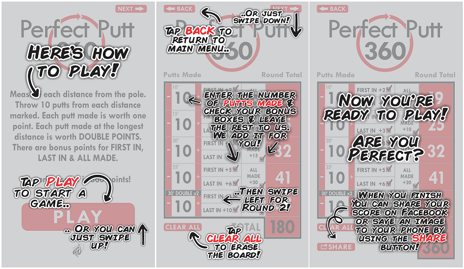 How to play Perfect Putt 360 tutorial As One