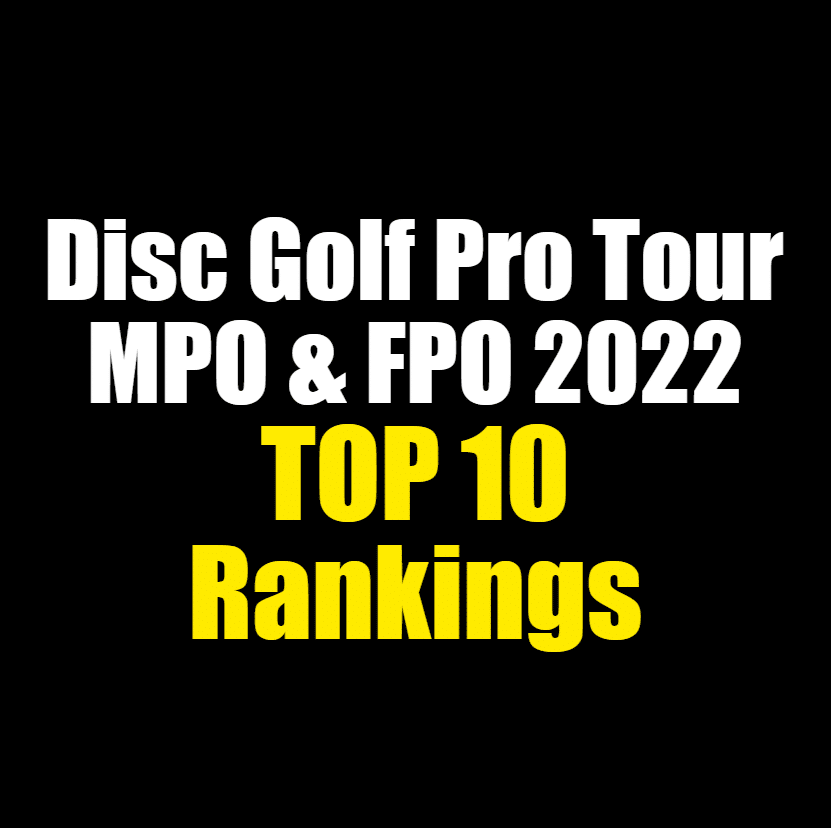 Disc Golf Pro Tour TOP 10 rankings