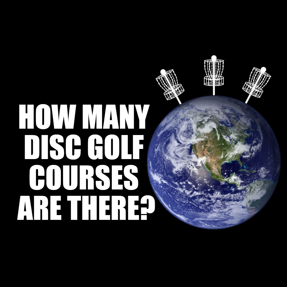 How many disc golf courses are there