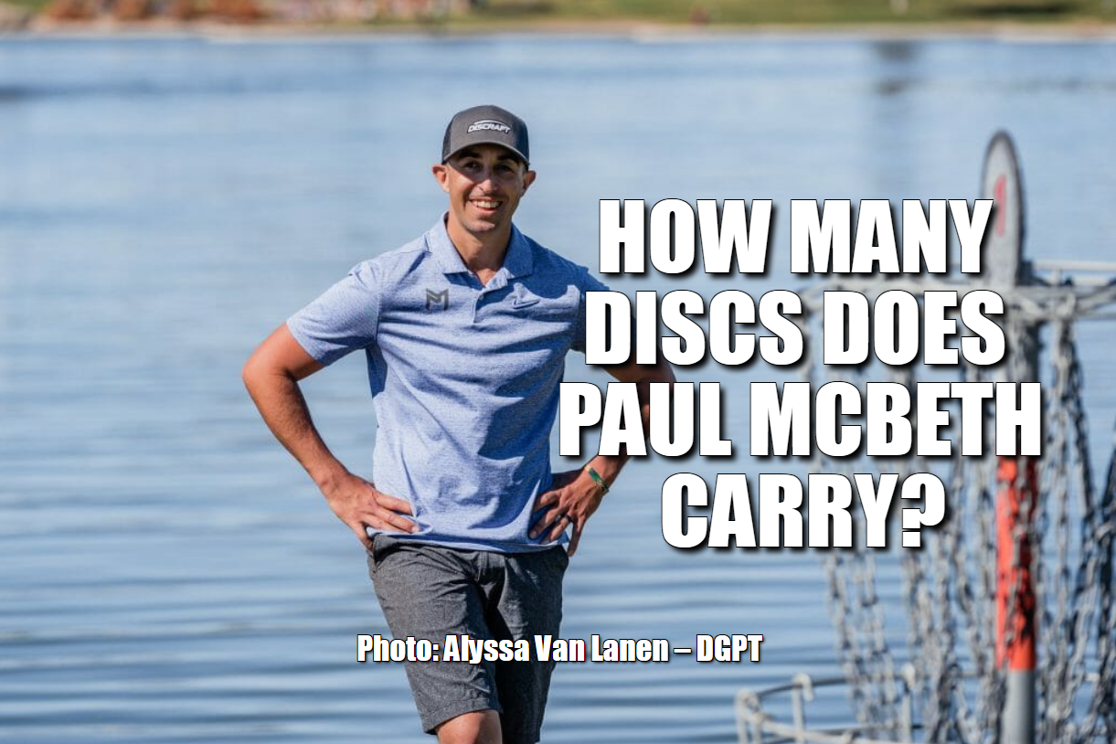 How many discs does Paul McBeth carry