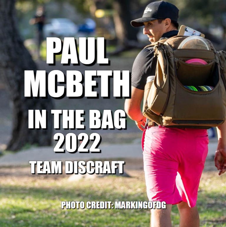 Paul McBeth IN THE BAG 2022 Team Discraft DiscGolfFanatic