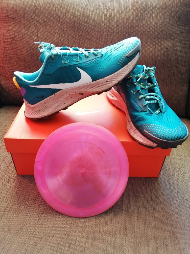 Nike Pegasus 3 Trail running shoes for disc golf