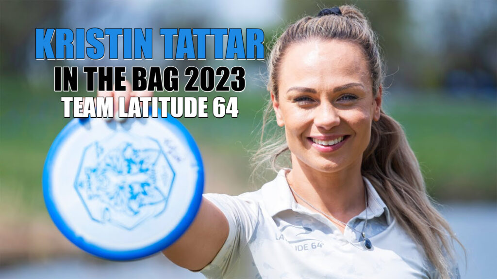 Kristin Tattar FPO disc golfer in the bag 2023