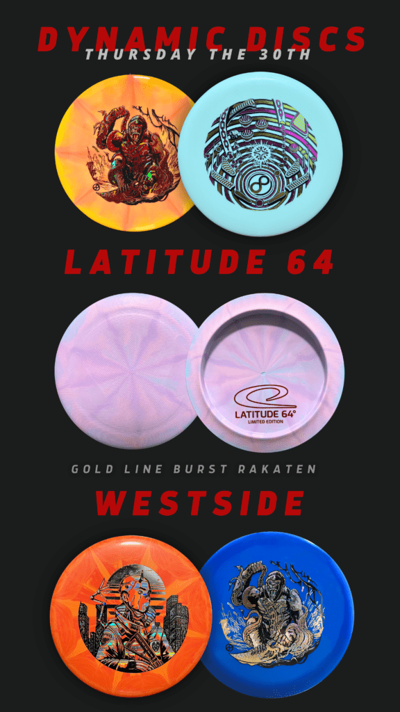Dynamic Discs, Latitude 64 and Westside black friday sale 2023
