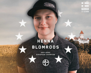 Henna Blomroos FPO EDGC 2021 champion