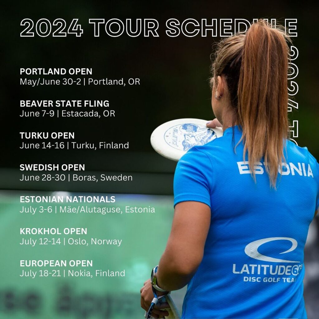 Kristin Tattar's 2024 disc golf tour part 3