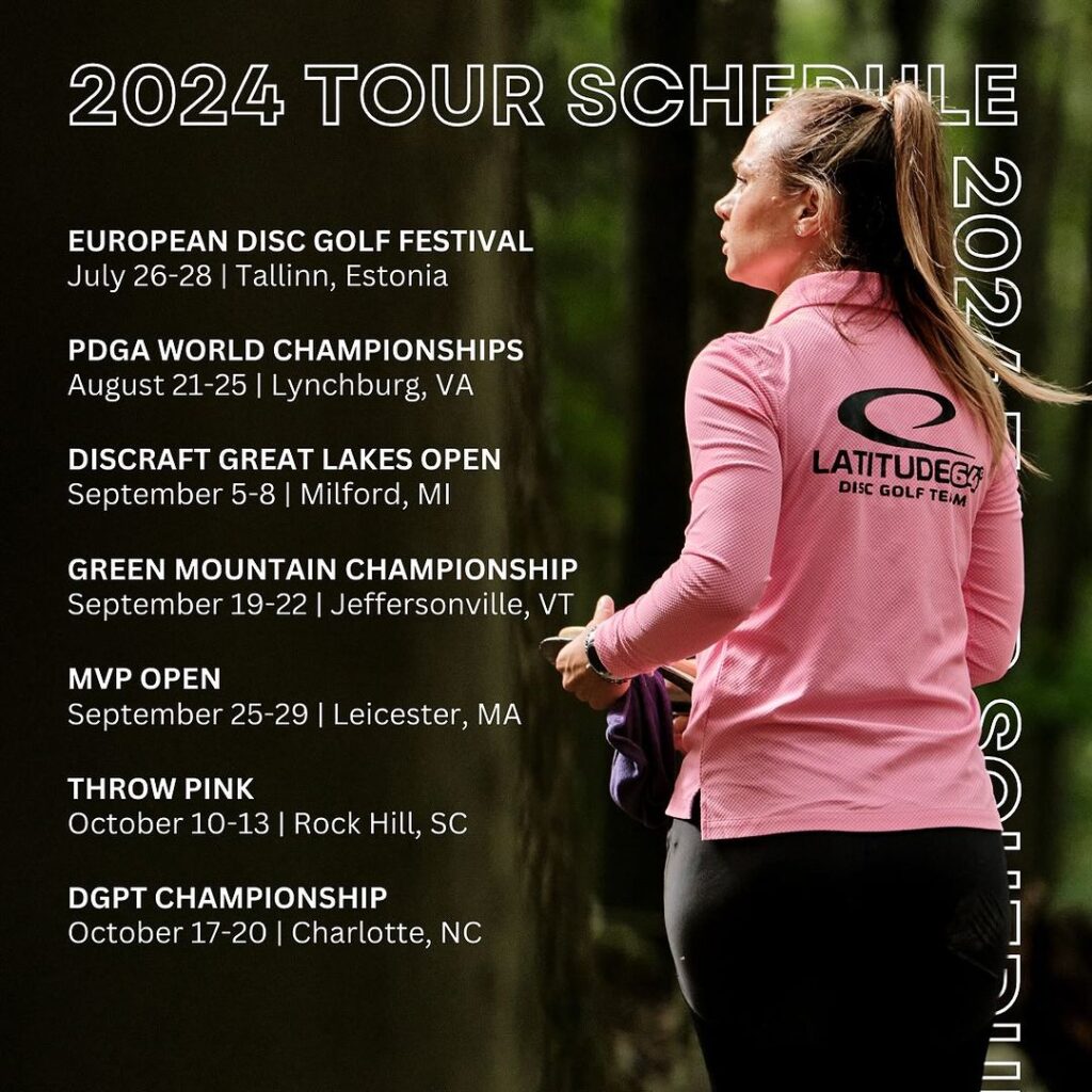 Kristin Tattar's 2024 disc golf tour part 2