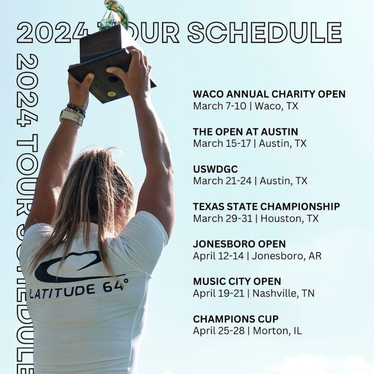 Kristin Tattar’s 2024 Disc Golf Tour Schedule! Disc Golf Fanatic