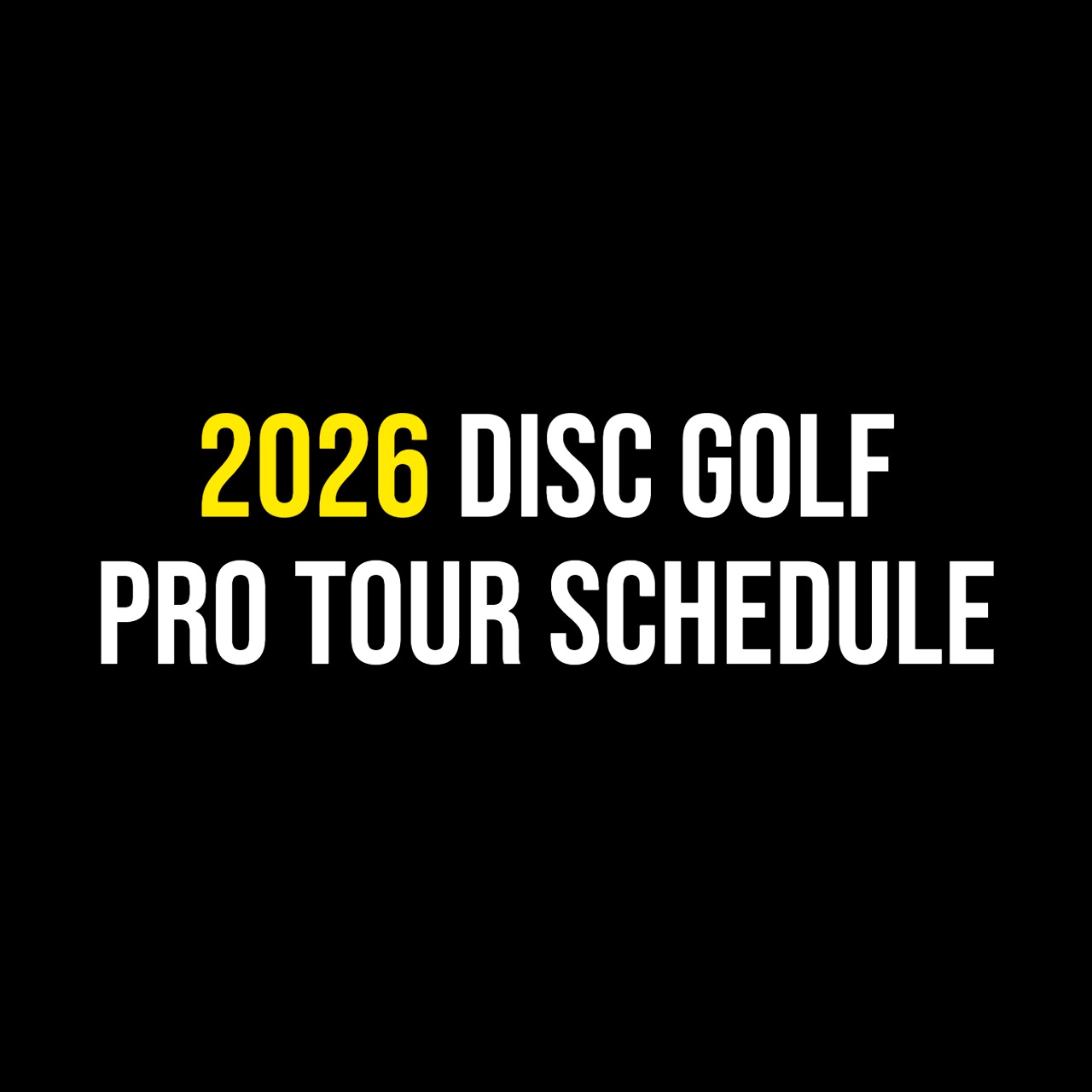 2026 DGPT Schedule logo